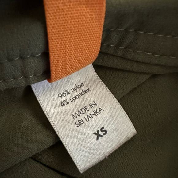 Lucy Olive Green Crop Stretchy Athletic Pants Drawstring Yoga Loungewear Size XS - Picture 6 of 6